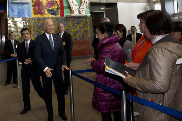 US VP Biden arrives in Beijing for visit