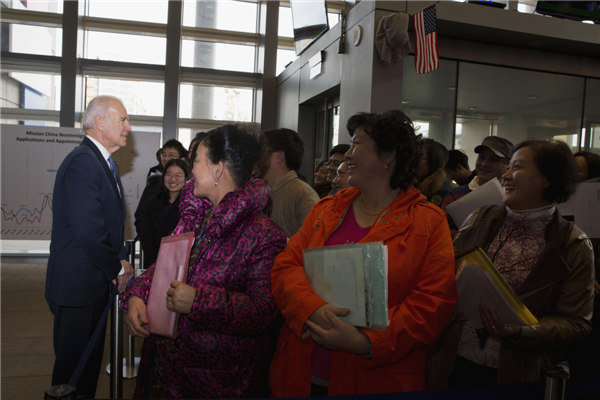 US VP Biden arrives in Beijing for visit