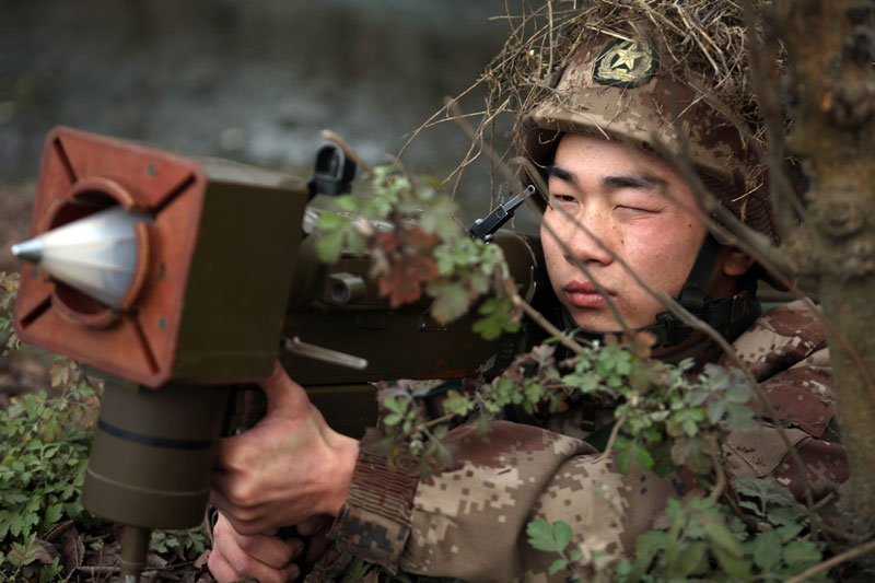 Military drill in SW China