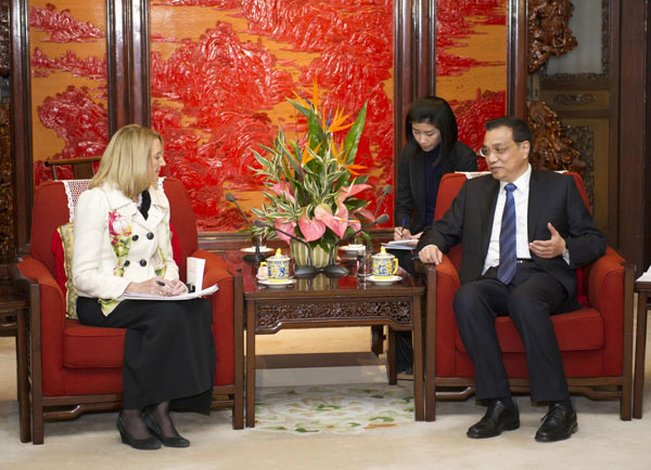 Li: China's tech innovation a priority