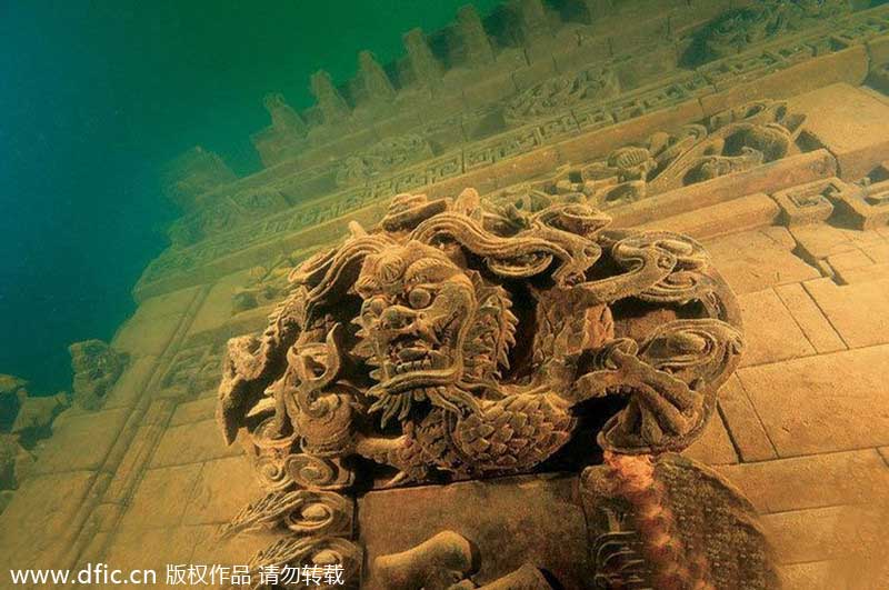 Underwater city preserved in E China