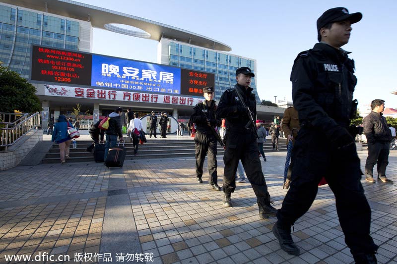 Railway stations step up security after attack