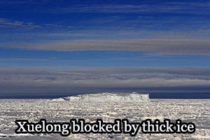 Snow Dragon, the icebreaker,sails home