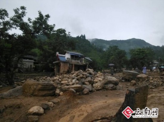 Mountain flash flood in SW China kills five