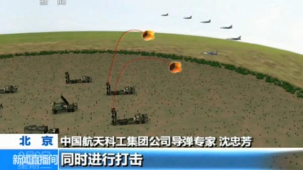 China trials new air defense missile system