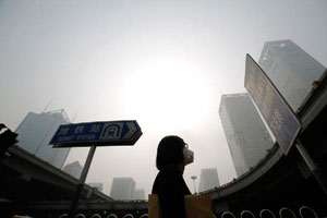 China chokes on smog