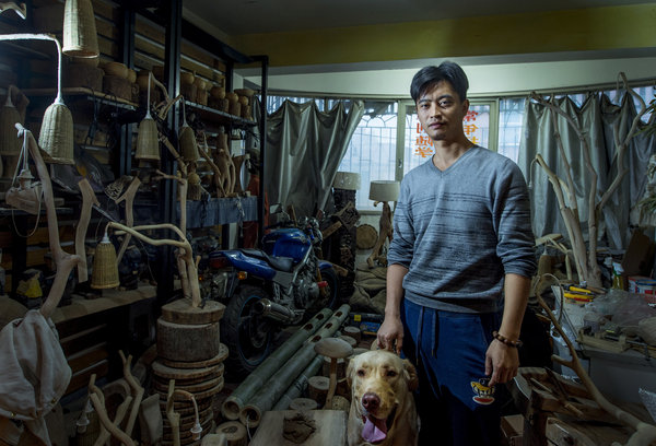 Young man makes living from ancient craft