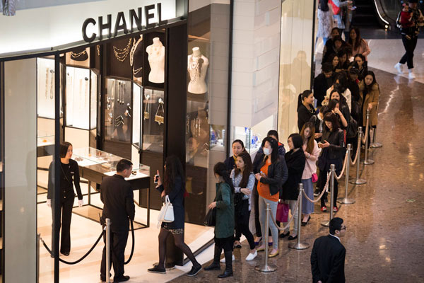 Customers snap up Chanel's products