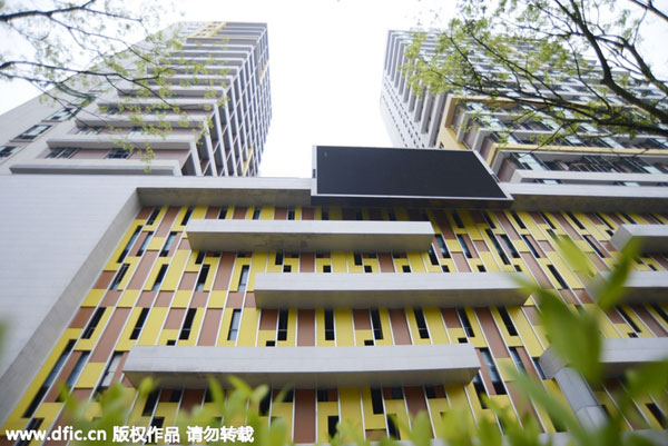 Tetris building appears in Hunan