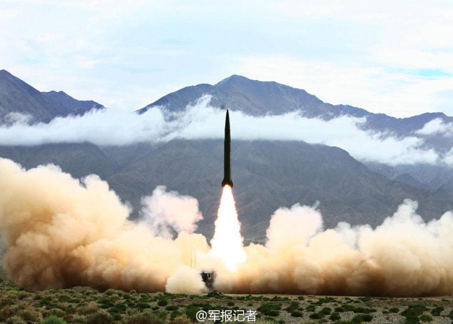 Chinese military authority releases missile launch photos