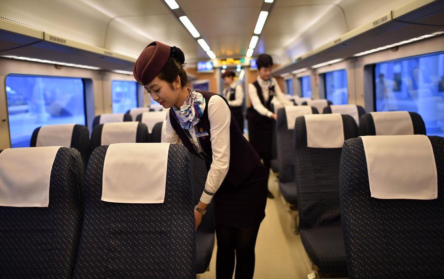 World's first high-speed train line circling an island opens in Hainan