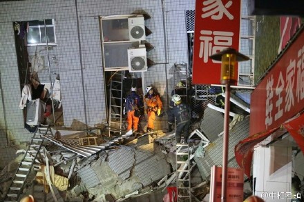 17 dead, hundreds injured after quake flattens buildings in Taiwan