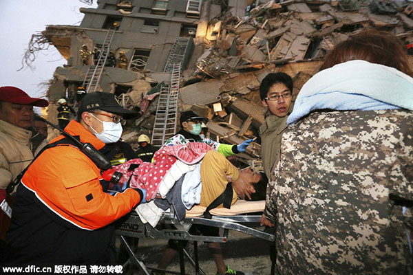 Six children among 23 killed in Taiwan earthquake