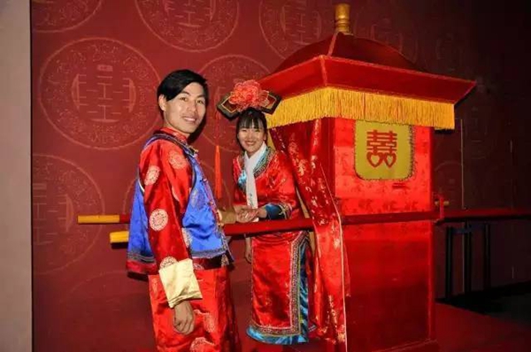 Couple on epic wedding trip to don 56 ethnic costumes