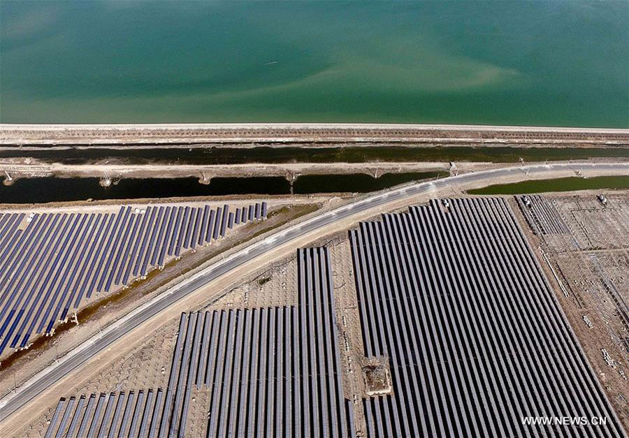 N China's largest photovoltaic project begins to join power grid