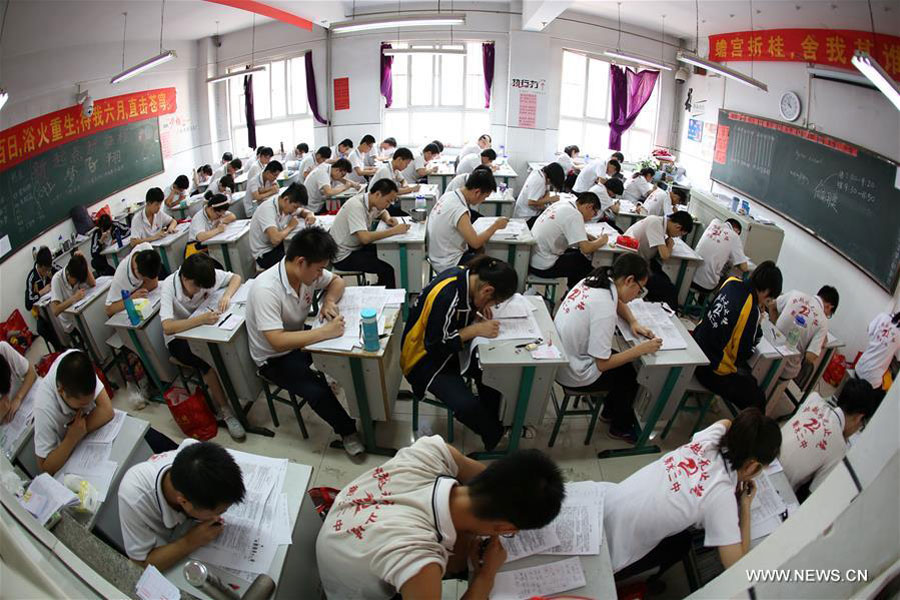 Balloons, paper planes and massages help students relax before college exam