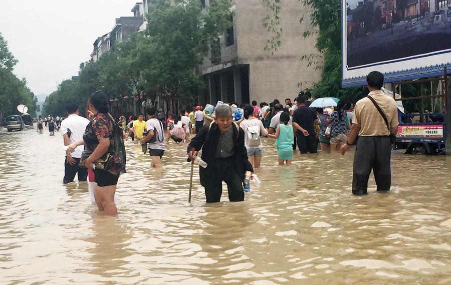 Floods wreak havoc in central China