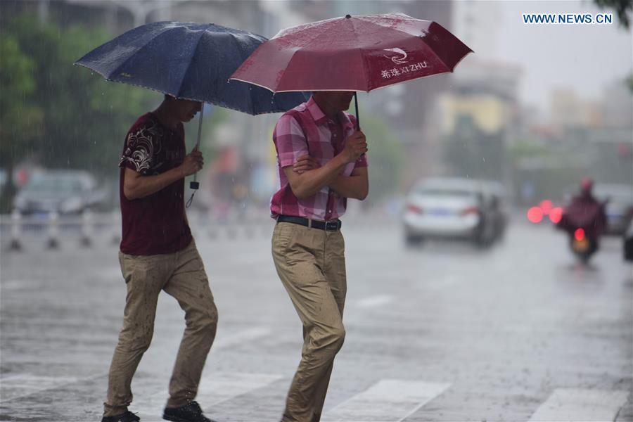 South China's Hainan affected by typhoon 'Dianmu'