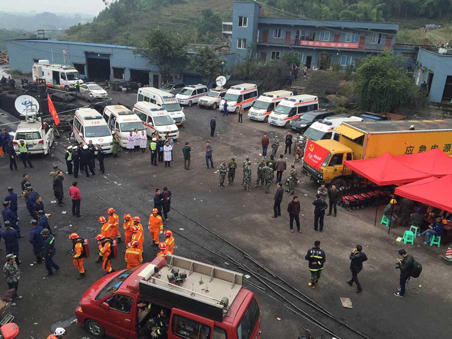 15 dead, 20 missing in SW coal mine gas explosion