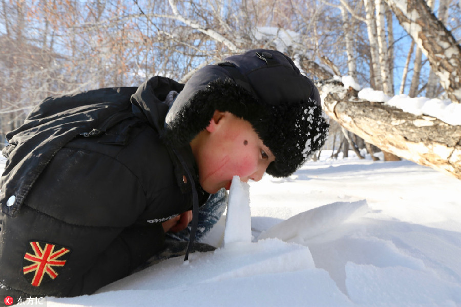 Xinjiang,a winter wonderland