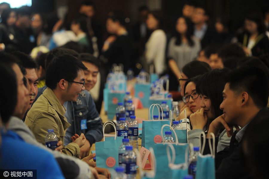 College students flock for match-making meeting in Beijing