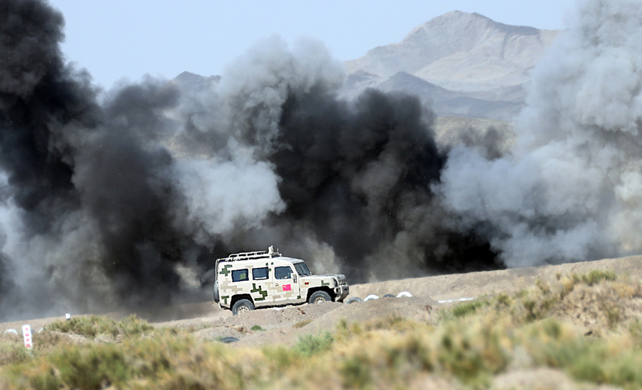 Soldiers compete in Safe Environment event at army games