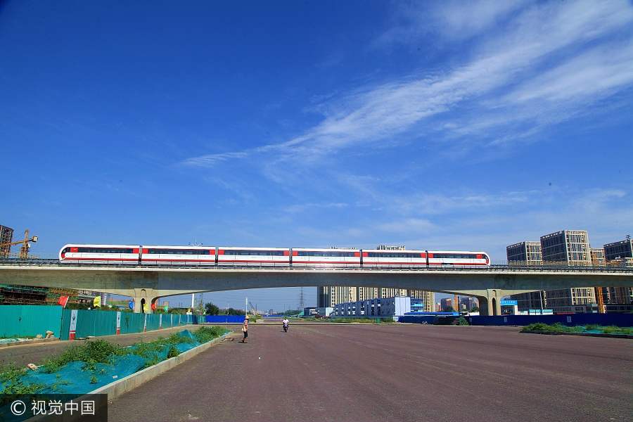 Beijing's first maglev train starts trial operation