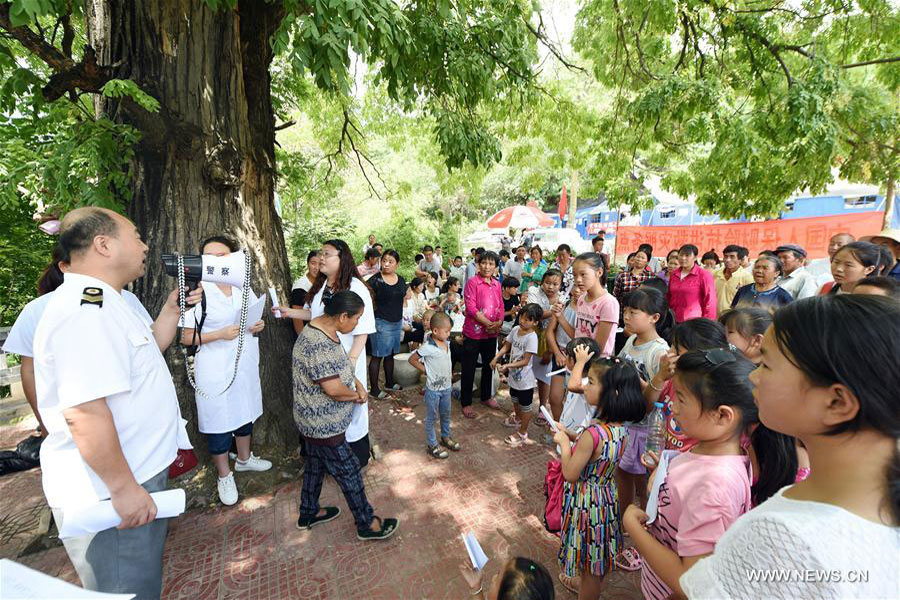 Rescue work underway in flood-hit Wenxian, China's Gansu