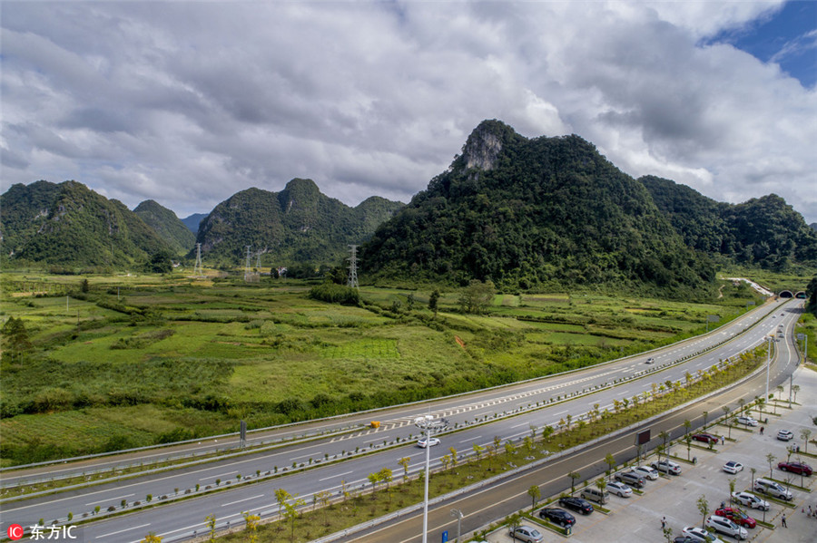 Breathtaking beauty along the 'road to heaven'