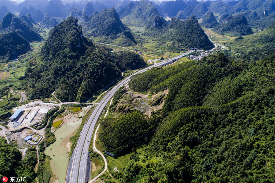 Breathtaking beauty along the 'road to heaven'