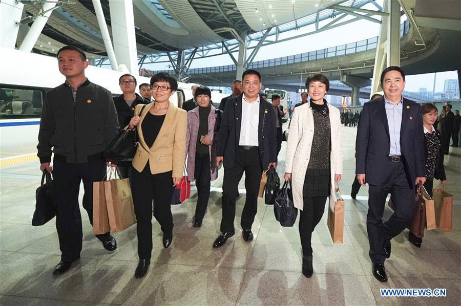 Delegates to CPC national congress arrive in Beijing