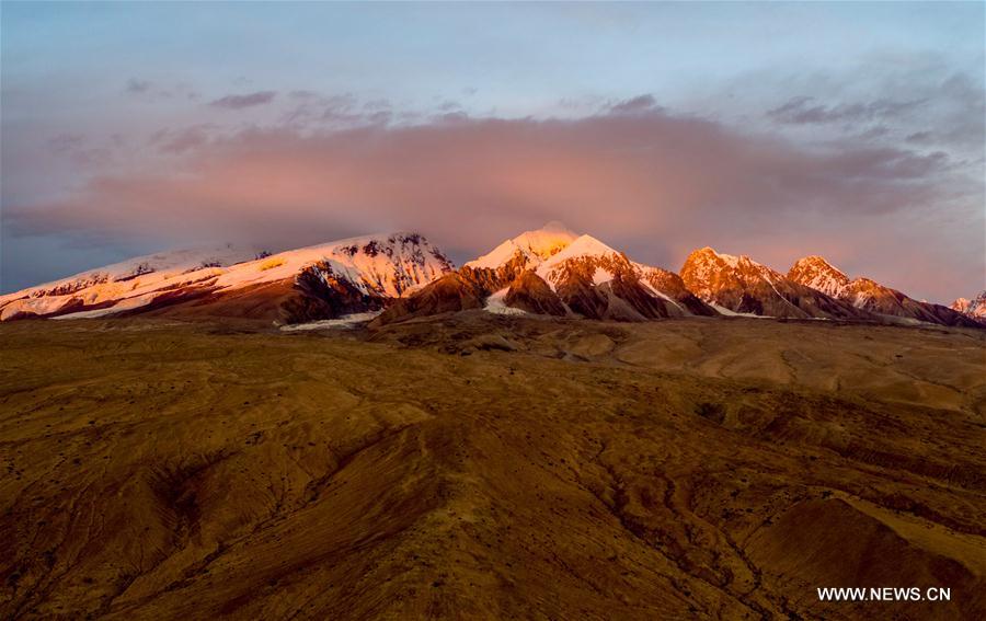 Scenery of Pamir Plateau in Xinjiang