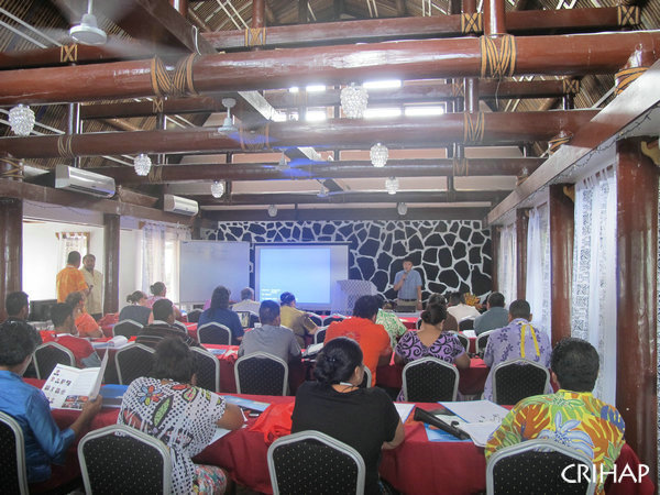 The Workshop on the Revitalization of Indigenous Architecture and Sustainable Building Skills in the Pacific held in Samoa