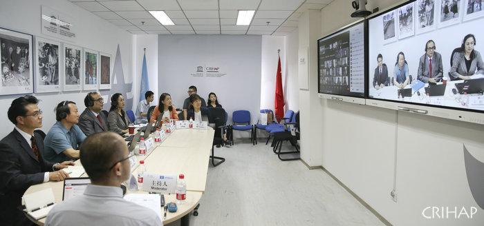 Opening session of the first workshop of the Three-Year Training Programme held online