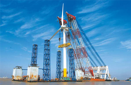 Sinovel develops 3MW offshore wind turbine