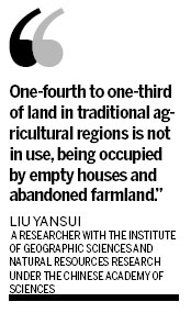 Arable land idle as farmers work in cities