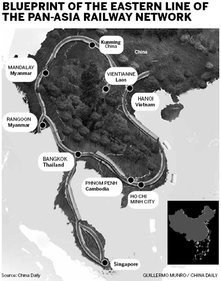 China completes railway link to ASEAN countries