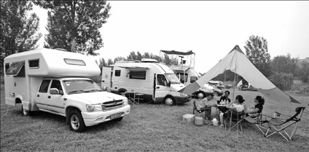 A camper's life traveling the open road