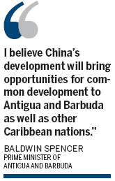 Xi urges closer ties with Antigua and Barbuda