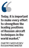 Air show inspires Russian aviation