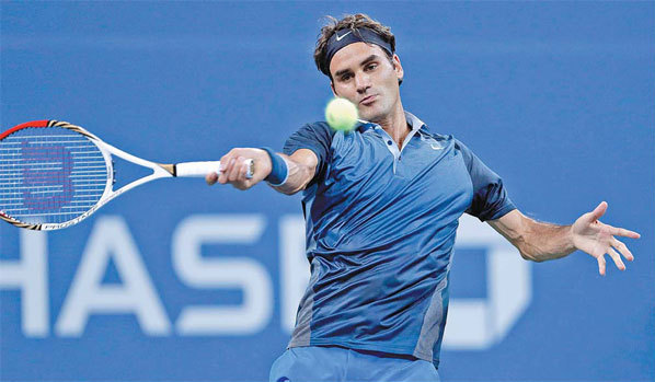 Federer on cruise control