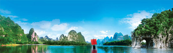 Guilin promotes its image of natural beauty globally