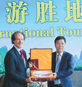 Guilin promotes its image of natural beauty globally