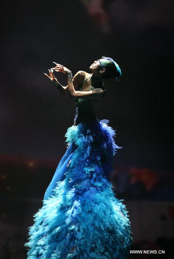 Yang Liping performs in her final dance drama 'The Peacock'