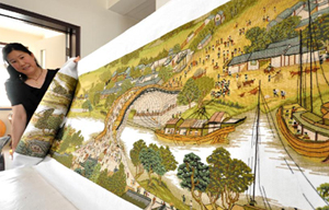 3D 'Riverside Scene at the Qingming Festival' on display