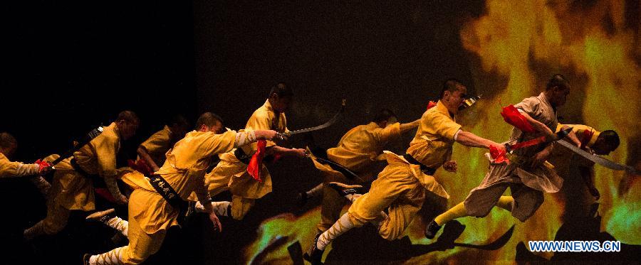 Shaolin kung fu staged in Israel