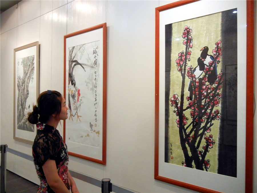 Contemporary Chinese paintings on display in Suzhou