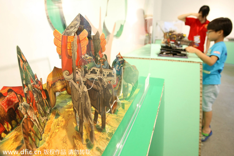 Pop-up books on show in Shanghai