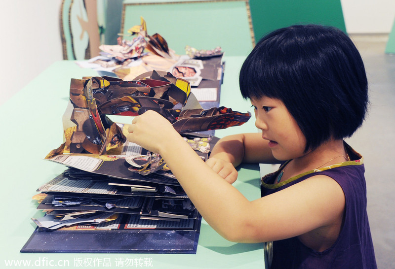 Pop-up books on show in Shanghai