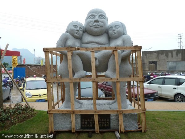 Controversial statues across China